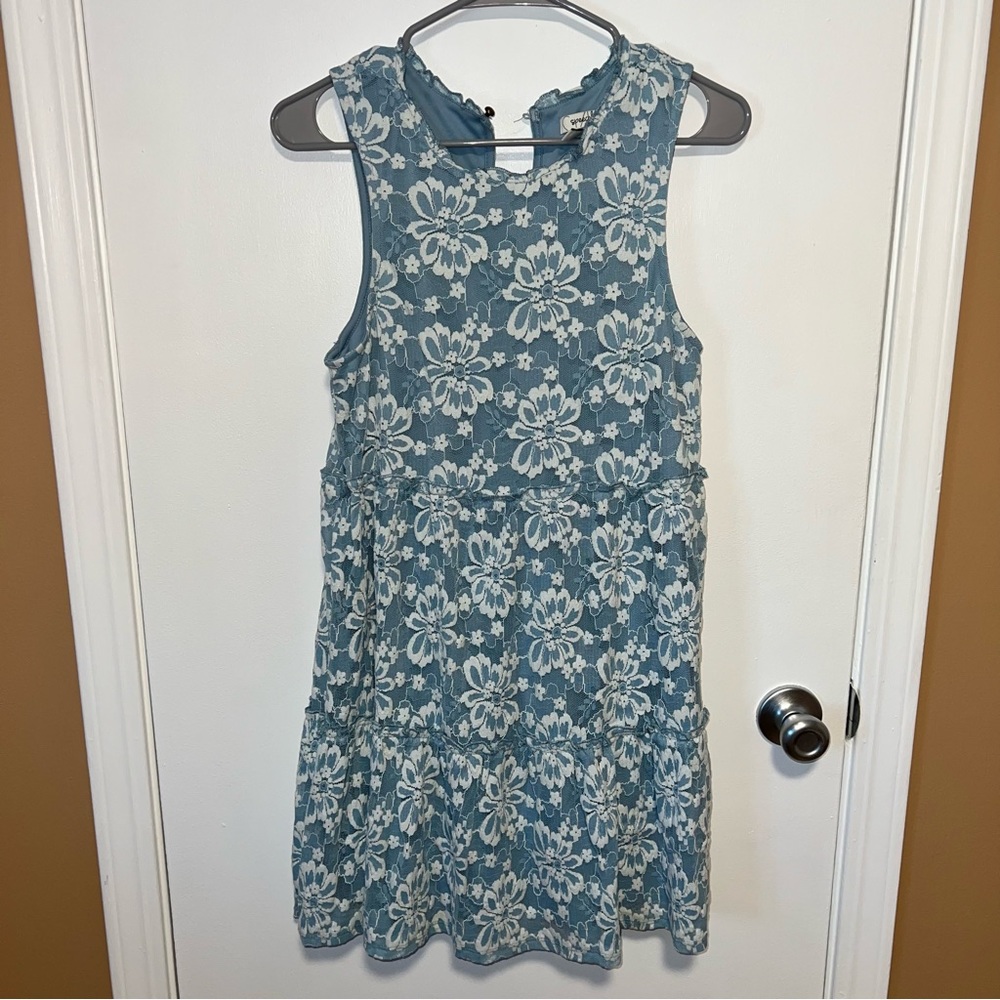 🍀4 for 25🍀 Speechless | Blue and White Floral Dress